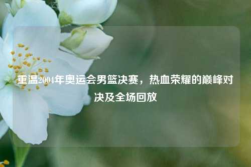 重温2004年奥运会男篮决赛，热血荣耀的巅峰对决及全场回放