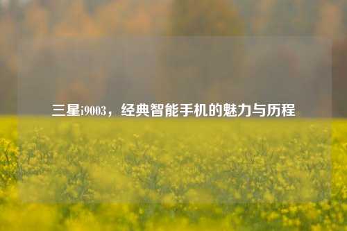 三星i9003，经典智能手机的魅力与历程