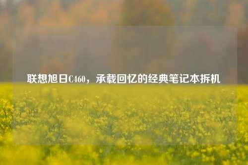 联想旭日C460，承载回忆的经典笔记本拆机