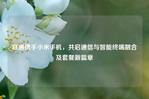 联通携手小米手机,共启通信与智能终端融合及套餐新篇章