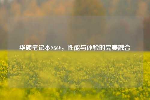 华硕笔记本N56V，性能与体验的完美融合