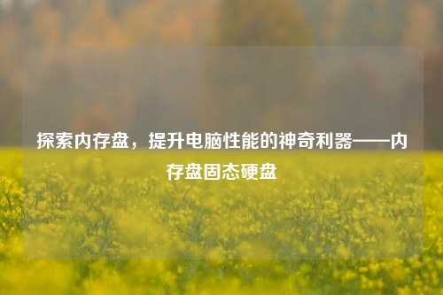 探索内存盘，提升电脑性能的神奇利器——内存盘固态硬盘