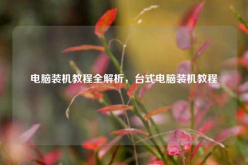 电脑装机教程全解析，台式电脑装机教程