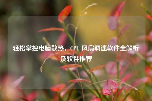 轻松掌控电脑散热，CPU 风扇调速软件全解析及软件推荐