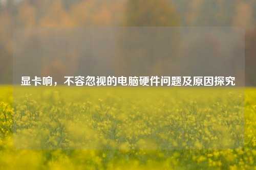 显卡响，不容忽视的电脑硬件问题及原因探究