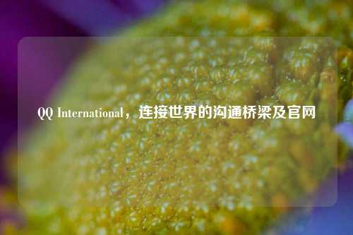 QQ International，连接世界的沟通桥梁及官网