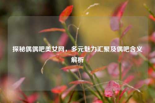 探秘偶偶吧美女网,多元魅力汇聚及偶吧含义解析