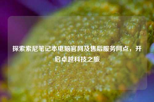 探索索尼笔记本电脑官网及售后服务网点，开启卓越科技之旅