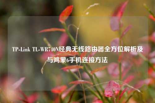 TP-Link TL-WR740N经典无线路由器全方位解析及与鸿蒙6手机连接方法