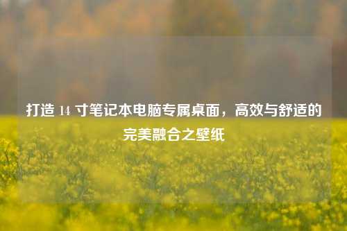 打造 14 寸笔记本电脑专属桌面，高效与舒适的完美融合之壁纸