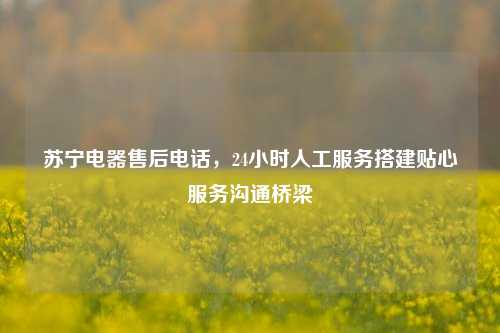 苏宁电器售后电话，24小时人工服务搭建贴心服务沟通桥梁