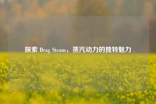 探索 Drag Steam，蒸汽动力的独特魅力