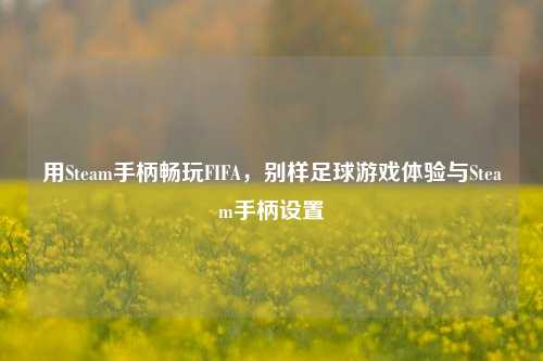 用Steam手柄畅玩FIFA，别样足球游戏体验与Steam手柄设置