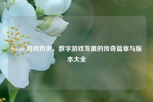 Steam 游戏历史，数字游戏发展的传奇篇章与版本大全