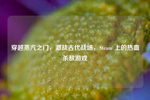 穿越蒸汽之门,激战古代战场,Steam 上的热血杀敌游戏