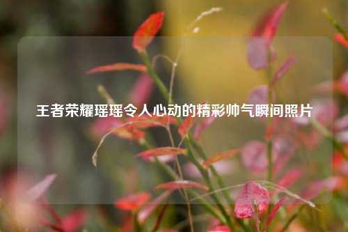 王者荣耀瑶瑶令人心动的精彩帅气瞬间照片