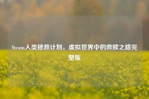 Steam人类拯救计划，虚拟世界中的救赎之路完整版