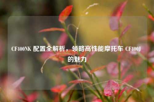 CF400NK 配置全解析，领略高性能摩托车 CF400J 的魅力