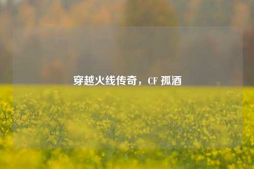 穿越火线传奇，CF 孤酒