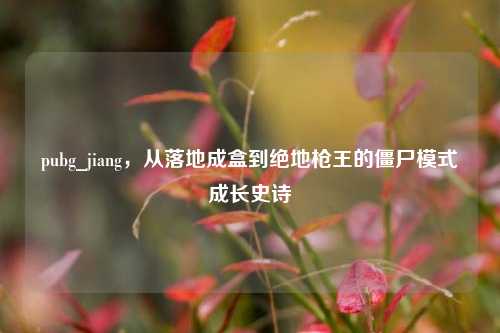 pubg_jiang,从落地成盒到绝地枪王的僵尸模式成长史诗