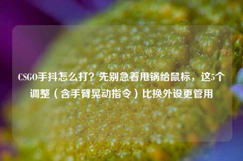 CSGO手抖怎么打？先别急着甩锅给鼠标，这5个调整（含手臂晃动指令）比换外设更管用