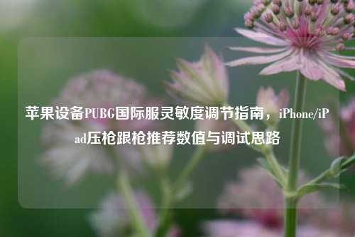 苹果设备PUBG国际服灵敏度调节指南，iPhone/iPad压枪跟枪推荐数值与调试思路