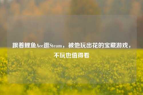 跟着鲤鱼Ace逛Steam，被他玩出花的宝藏游戏，不玩也值得看
